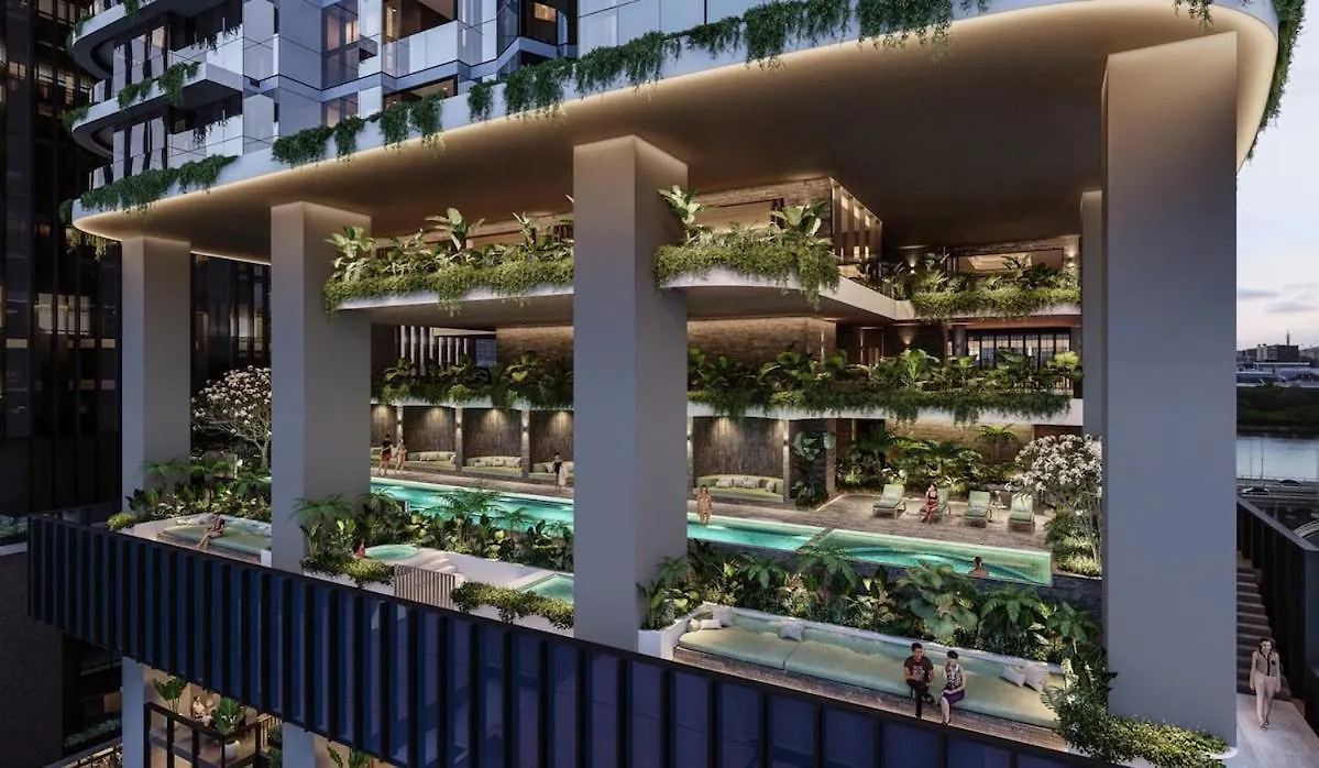 Velvet Dusk Suite - Lv 29 Above The New Star Casino In Bne'S New Land Mark Building, Free Carpark Available For Long Bookings Brisbane 0*,